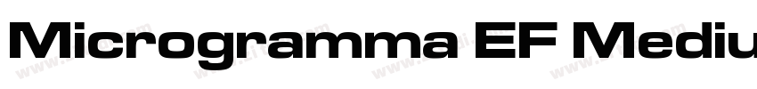 Microgramma EF Mediu字体转换